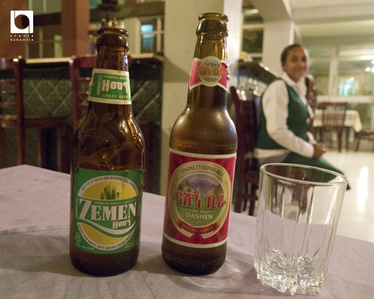 エチオピア・ビールで乾杯